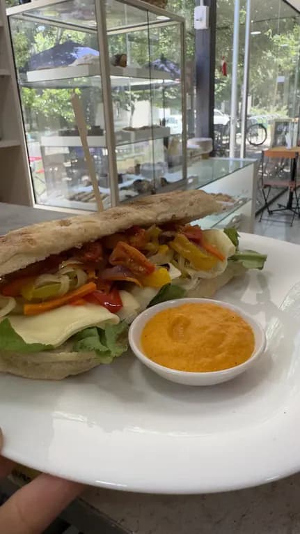 Ciabatta de Wok De Verduras