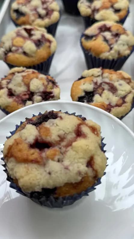 Muffin de arandanos