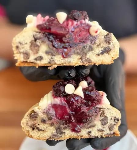 Cookie Rellena Frutos Rojos
