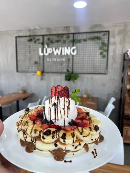 Waffle Frutilla y Banana para compartir