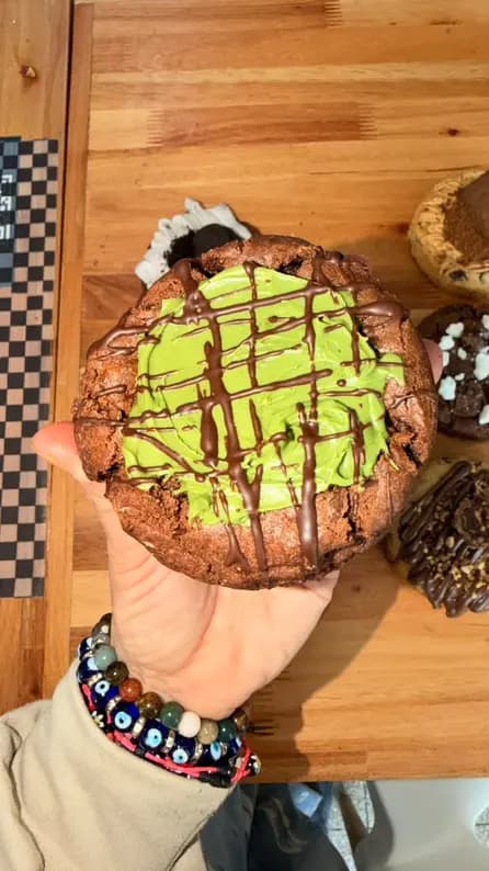 Cookie pistacho y chocolate