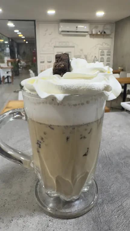 Brownie latte